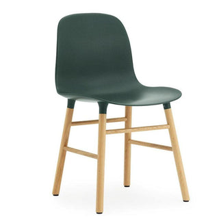 Normann Copenhagen Form polypropylene chair with oak legs Buy now on Shopdecor